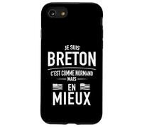 Humour Breton, C'est comme Normand mais en Mieux BZH Coque pour iPhone SE (2020) / 7/8