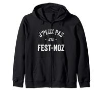 Humour Breton Je Peux Pas J'Ai Fest-Noz Idée Cadeau Bretagne Sweat à Capuche