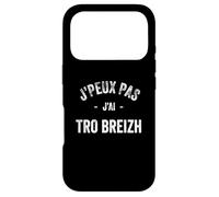 Humour Breton Je Peux Pas J'Ai Tro Breizh Cadeau Bretagne Coque pour iPhone 17 Pro