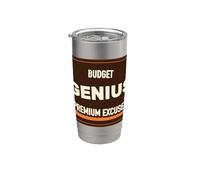 Humour budget excuses Gobelet isotherme en acier inoxydable double paroi