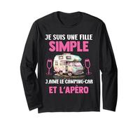 Humour Camping-Car Passion Voyage Apéro Vacances Humour Manche Longue