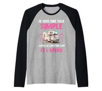 Humour Camping-Car Passion Voyage Apéro Vacances Humour Manche Raglan