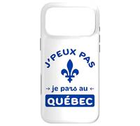 Humour Canada j'peux Pas, Je pars au Québec Touriste Coque pour iPhone 17 Pro Max