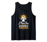 Humour caté Citation J'Peux Pas C'est ma Première Communion Débardeur