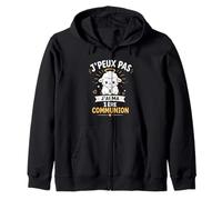 Humour caté Citation J'Peux Pas Jai Ma Première Communion Sweat à Capuche