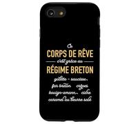 Humour Ce Corps de rêve C'est grâce au régime Breton Coque pour iPhone SE (2020) / 7/8