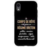 Humour Ce Corps de rêve C'est grâce au régime Breton Coque pour iPhone XR