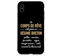 Humour Ce Corps de rêve C'est grâce au régime Breton Coque pour iPhone XS Max