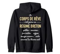 Humour Ce Corps de rêve C'est grâce au régime Breton Sweat à Capuche