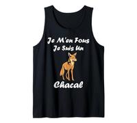 Humour Chacals Animaux Je m'en Fous Je suis Un Chacal Débardeur