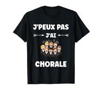 Humour chanteuse chanteur de Choeur musique simple Chorale T-Shirt
