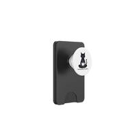 Humour chat noir drôle chat meme original café amoureux des chats PopSockets PopWallet pour MagSafe