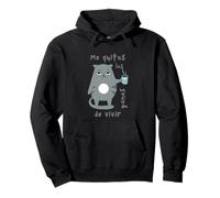 Humour Chat Tasse café Mauvaise Humeur Regard Cadeau frère Chaton Sweat à Capuche