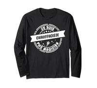 Humour Chauffagiste Cadeau Métier t-shirt Profession Manche Longue