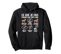 Humour Chèvre Cadeau Drôle Passion Chèvre Ferme Sweat à Capuche