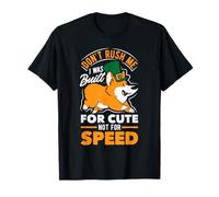 Humour Chien en Train de Courir Wait for Me I Have Little Legs T-Shirt