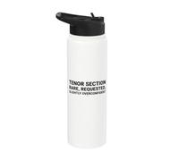 Humour Chorale Chanteuse Witty Tenor Section Stainless Steel Insulated Water Bottle
