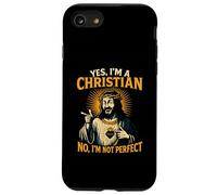Humour chrétien Pas Parfait Cool Foi Religieuse Homme Coque pour iPhone SE (2020) / 7/8