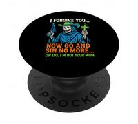Humour chrétien Sin No More Or Do Fun Femmes Religieux PopSockets PopGrip Adhésif