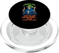 Humour chrétien Sin No More Or Do Fun Femmes Religieux PopSockets PopGrip pour MagSafe