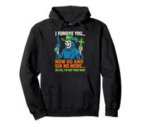 Humour chrétien Sin No More Or Do Fun Femmes Religieux Sweat à Capuche