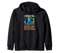 Humour chrétien Sin No More Or Do Fun Femmes Religieux Sweat à Capuche