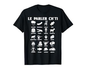 Humour Ch'ti Patois Vocabulaire Expression Cadeau Région T-Shirt