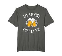 Humour Citation Amitié Drôle Les Copains C'est La vie T-Shirt