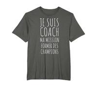 Humour Coach Sportif Entraineur Homme Super Coach Meilleur T-Shirt
