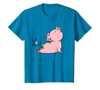 Humour Cochon Qui Pète Posture Yoga Drôle Cadeau Méditation T-Shirt