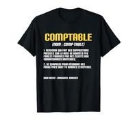 Humour Comptable Cadeau Comptable Comptabilité Définition T-Shirt
