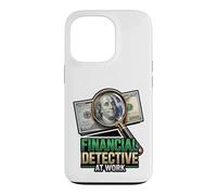 Humour Comptable de détective Financier au Travail Coque pour iPhone 13 Pro