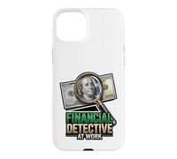 Humour Comptable de détective Financier au Travail Coque pour iPhone 15 Plus