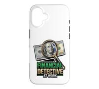 Humour Comptable de détective Financier au Travail Coque pour iPhone 16