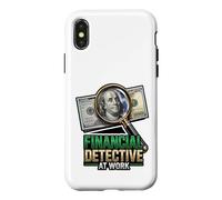 Humour Comptable de détective Financier au Travail Coque pour iPhone X/XS
