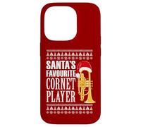Humour Cornet à Pistons Drôle pour Fierté Brass Band Noël Coque pour iPhone 14 Pro