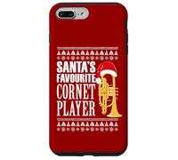 Humour Cornet à Pistons Drôle pour Fierté Brass Band Noël Coque pour iPhone 7 Plus/8 Plus