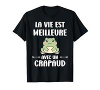 Humour Crapauds Animaux La vie est meilleure avec un Crapaud T-Shirt
