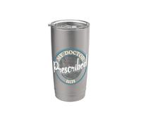 Humour de bacon prescrit par mon médecin Gobelet isotherme en acier inoxydable double paroi