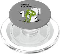 Humour de Bain Grenouille Humoristique I Guess I'll Wait PopSockets PopGrip pour MagSafe