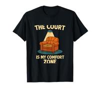 Humour de Basket-Ball The Court is My Comfort Zone T-Shirt