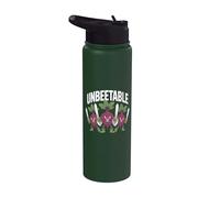 Humour de betterave imbeetable Warrior Légumes Stainless Steel Insulated Water Bottle