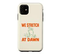Humour de Bien-être Grenouille drôle Matin Nous étirons à l'aube Lever du Soleil Coque pour iPhone 11