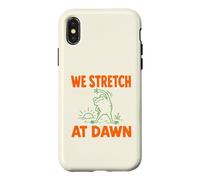 Humour de Bien-être Grenouille drôle Matin Nous étirons à l'aube Lever du Soleil Coque pour iPhone X/XS