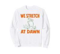 Humour de Bien-être Grenouille drôle Matin Nous étirons à l'aube Lever du Soleil Sweatshirt