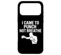 Humour de Boxe I Came to Punch Not Breathe Coque pour iPhone 17 Pro Max