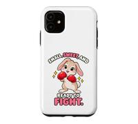 Humour de Boxe Little Sweet Ready to Fight Rabbit Coque pour iPhone 11