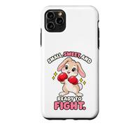 Humour de Boxe Little Sweet Ready to Fight Rabbit Coque pour iPhone 11 Pro Max