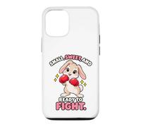 Humour de Boxe Little Sweet Ready to Fight Rabbit Coque pour iPhone 12/12 Pro