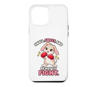 Humour de Boxe Little Sweet Ready to Fight Rabbit Coque pour iPhone 12 Pro Max
